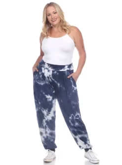 Women's Plus Size Tie Dye Harem Pants - White Mark -Women Sale Shop GUEST aa07f78c a176 4da7 8951 03b78493a045