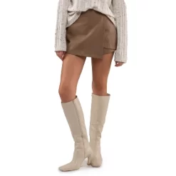 August Sky Women's Faux Leather Wrap Skort 13 August Sky Women's Faux Leather Wrap Skort -Women Sale Shop GUEST ab66bdc7 c3e8 416d be1f d6392a1d27d3