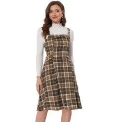 Allegra K Women's Plaid Sleeveless Tie Back A-Line Overall Pinafore Dresses 14 Allegra K Women's Plaid Sleeveless Tie Back A-Line Overall Pinafore Dresses -Women Sale Shop GUEST ad4be7ba 88bd 40ea af90 677154db0e6b