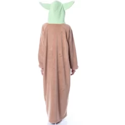 Star Wars The Mandalorian Baby Yoda Costume Adult Wearable Blanket Pullover Robe Brown -Women Sale Shop GUEST ae85abc2 e581 486a a62b a415041ecd91