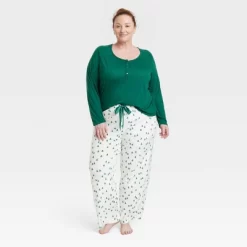 Women's Henley Gift Pajama Set - Stars Above™ -Women Sale Shop GUEST afff6b84 02f4 44b5 a945 41d4b3d7b78f