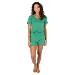 Leveret Womens Two Piece Short Cotton Pajamas -Women Sale Shop GUEST b170d2b2 ea1c 4654 97ab 6fbc9ba1fb56