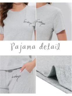 Cheibear Womens Sleepwear Pajama Set Round Neck Nightwear Lounge Pjs With Capri Pants 13 Cheibear Womens Sleepwear Pajama Set Round Neck Nightwear Lounge Pjs With Capri Pants -Women Sale Shop GUEST b1e3c507 e168 48ea b3a1 7bd62a585001