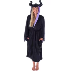 Disney Villains Women's Maleficent Costume Fleece Plush Robe Bathrobe -Women Sale Shop GUEST b2c06e0f 7c00 4bc6 b853 f8dd67eeade2