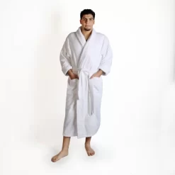 Men's Ultra-Absorbent Cotton Bathrobe By Blue Nile Mills -Women Sale Shop GUEST b50fc0b7 aa29 4219 a107 4160ec90ff96