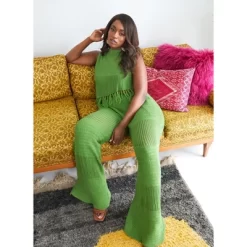 Rebdolls Women's Shanti Crochet Bell Bottom Pants W. Pockets -Women Sale Shop GUEST b545709d cbba 4623 9f19 178bdb327ec7