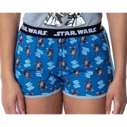Star Wars Women's R2-D2 Beep Beep Boop Boop! Racerback Tank Shorts Pajama Set R2-D2 -Women Sale Shop GUEST b65b051f d87b 4273 961b 0071e12b9b5c
