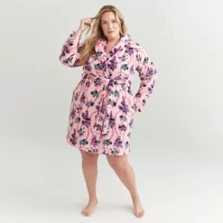 Vera Bradley Women's Fleece Plush Fleece Robe -Women Sale Shop GUEST b9d7df7f 0ad2 46ef 9263 cba30519ab93