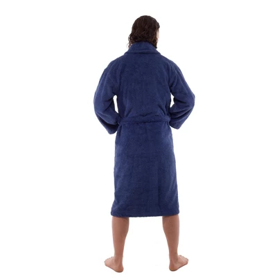 Classic Turkish Towels Unisex Shawl Collar Terry Cloth Robe 6 Classic Turkish Towels Unisex Shawl Collar Terry Cloth Robe - Image 4