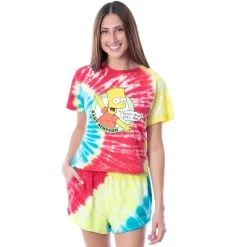 The Simpsons Womens' Bart Simpson Feast Your Eyes Top And Shorts Pajama Set -Women Sale Shop GUEST bf5cab34 8181 4bb4 b3d8 0d1a10f22167