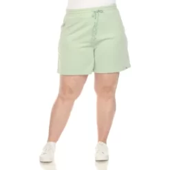 Plus Size Super Soft Drawstring Waistband Sweat Short -Women Sale Shop GUEST c0652069 3e1d 4650 b23c a4ffeec71ead
