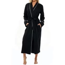 Womens Soft Cotton Knit Jersey Lounge Robe With Pockets, Long Bathrobe -Women Sale Shop GUEST c1eca7ab 3ccd 431d 998a aae04e93efc8