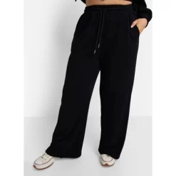 Rebdolls Women's Real MVP Drawstring Wide Leg Sweatpants