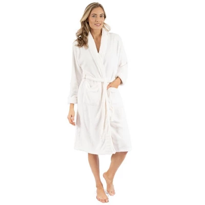 Leveret Womens Fleece Robe 3 Leveret Womens Fleece Robe