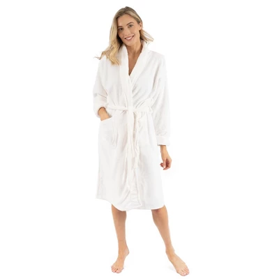 Leveret Womens Fleece Robe 5 Leveret Womens Fleece Robe - Image 3