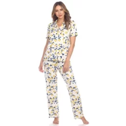 Women's Tropical Print Pajama Set - White Mark 13 Women's Tropical Print Pajama Set - White Mark -Women Sale Shop GUEST c8f773cc 5447 44f7 9998 6797b2979f98