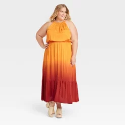 Women's Sleeveless Halter Maxi A-Line Dress - Knox Rose™ -Women Sale Shop GUEST ca03d023 0d63 4b62 bcf1 ba06d9b998d9