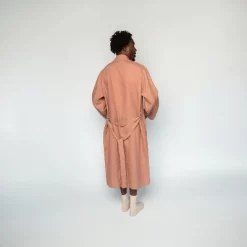 100% French Linen Unisex Bathrobe | BOKSER HOME -Women Sale Shop GUEST cbc0ecbe 5bb1 4232 9069 e8c726cab87e