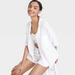 Women's 100% Cotton Gauze Short Sleeve Notch Collar Top - Stars Above™ 9 Women's 100% Cotton Gauze Short Sleeve Notch Collar Top - Stars Above™ -Women Sale Shop GUEST cd7c691b 12ad 4a0b 9a52 2c78f207ea0e