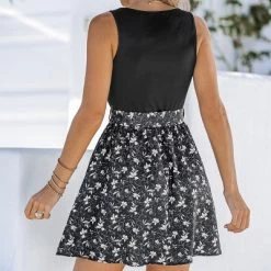 Women's Belted Floral Print Mini Dress - Cupshe -Women Sale Shop GUEST cde0bd46 61de 46f8 af54 76289aa67ee9
