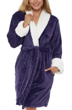 Women's Classic Plush Robe, Short Fleece Bathrobe Solids 20 Women's Classic Plush Robe, Short Fleece Bathrobe Solids -Women Sale Shop GUEST ce0ac3db 5347 4556 8401 1a726d79ca6c