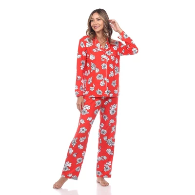 Long Sleeve Floral Pajama Set - White Mark 8 Long Sleeve Floral Pajama Set - White Mark - Image 6