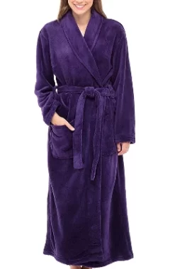 Women's Warm Fleece Winter Robe, Long Soft Plush Bathrobe -Women Sale Shop GUEST d4373692 3fb5 4ce0 b91d 513758a8b236