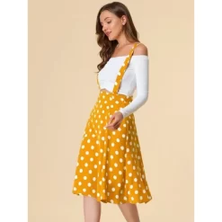 Allegra K Women's Vintage Polka Dots Midi Floral Suspender Skirt 13 Allegra K Women's Vintage Polka Dots Midi Floral Suspender Skirt -Women Sale Shop GUEST d5508ea3 dd58 4905 8e53 30909a4f1ed8