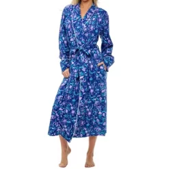 Womens Soft Cotton Knit Jersey Lounge Robe With Pockets, Long Bathrobe -Women Sale Shop GUEST d5dde227 7629 4300 8d17 29ad7c5403f7