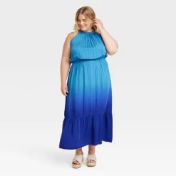 Women's Sleeveless Halter Maxi A-Line Dress - Knox Rose™ -Women Sale Shop GUEST dc348f7f 69d6 4e34 a137 99e8e3e6b4cd