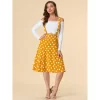 Allegra K Women's Vintage Polka Dots Midi Floral Suspender Skirt -Women Sale Shop GUEST dd8cd7c1 226d 4f48 a1da 100c49a639a8