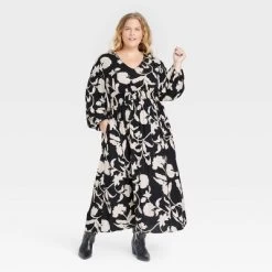 Women's Flutter Long Sleeve Wrap Dress - Knox Rose™ -Women Sale Shop GUEST dfed5625 d0e8 4347 84b7 cbf9f186e1c1