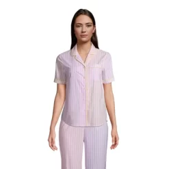 Lands' End Women's Short Sleeve Cotton Poplin Pajama Shirt 15 Lands' End Women's Short Sleeve Cotton Poplin Pajama Shirt -Women Sale Shop GUEST e06c4b81 d235 405d 9aa5 a41dceb30de4