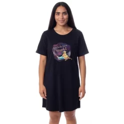 Disney Womens' Aladdin Movie Princess Jasmine Nightgown Sleep Pajama Shirt Black 7 Disney Womens' Aladdin Movie Princess Jasmine Nightgown Sleep Pajama Shirt Black -Women Sale Shop GUEST e0d253db a125 4cdd aada 656ad95cd690