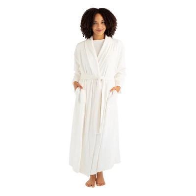 Softies Women's 48" Feather Velour Shawl Collar Robe 8 Softies Women's 48" Feather Velour Shawl Collar Robe - Image 6