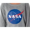 NASA Meatball Logo Juniors' Loungewear Long Sleeve Lounge Sleep Top NASA Meatball Logo