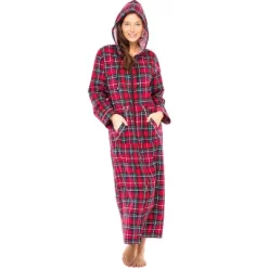 Women's Cotton Flannel Nightgown, Long Hooded Night Dress -Women Sale Shop GUEST e3f9458f 043c 4f8c a63c dfba157cddb8