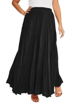 Jessica London Women’s Plus Size Flowing Crinkled Maxi Skirt -Women Sale Shop GUEST e5e8224d ecb2 423c 85d2 987f27c99261