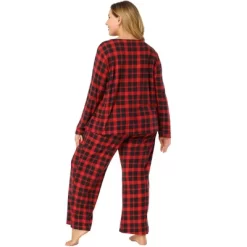 Agnes Orinda Women's Plus Size Nightgown Pajama Sets Buffalo Plaid Check Side Pocket Elastic Waist Relaxed Fit Sleepwear Pajamas 12 Agnes Orinda Women's Plus Size Nightgown Pajama Sets Buffalo Plaid Check Side Pocket Elastic Waist Relaxed Fit Sleepwear Pajamas -Women Sale Shop GUEST e938b408 9e5b 46c8 9dbb e05981b27241