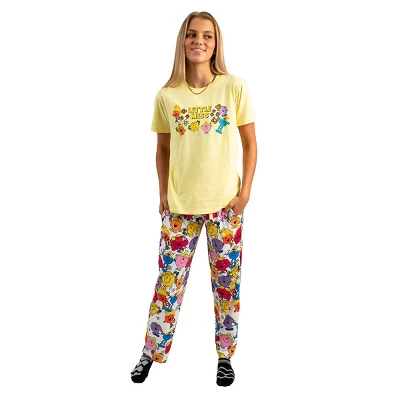 Little Miss Adult Juniors Sleepwear Set With Short Sleeve Tee And Sleep Pants 7 Little Miss Adult Juniors Sleepwear Set With Short Sleeve Tee And Sleep Pants - Image 5