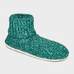 Women's Marled Knit Faux Shearling Lined Booties With Grippers - Stars Above™ 4-10 -Women Sale Shop GUEST ed8f48f9 3c94 4bbf 984d c9dfd217af91