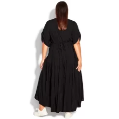 Women's Plus Size Val Dress - Black | AVENUE