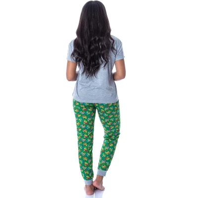 Nickelodeon Women's Teenage Mutant Ninja Turtles 2 Piece Pajama Set Jogger Multicolored 5 Nickelodeon Women's Teenage Mutant Ninja Turtles 2 Piece Pajama Set Jogger Multicolored - Image 3
