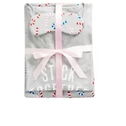 Women's Plus Size Stick Together Sleep Set - Gray | AVENUE -Women Sale Shop GUEST f221e1e8 2f2c 4b3f 97f7 949e6ffabd8f