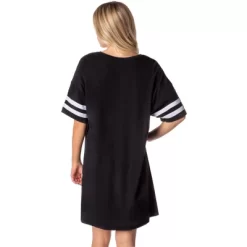 Disney Villains Womens' Maleficent It's You Nightgown Pajama Shirt Dress Black