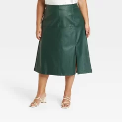 Women's Faux Leather A-Line Skirt - Ava & Viv™ -Women Sale Shop GUEST f5fc4a9f c2a4 403b bd31 b6b574eae1fd