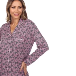 Women's Long Sleeve Heart Print Pajama Set - White Mark 13 Women's Long Sleeve Heart Print Pajama Set - White Mark -Women Sale Shop GUEST f718d15d 5a2c 488f 934e dd2a9e3a4932