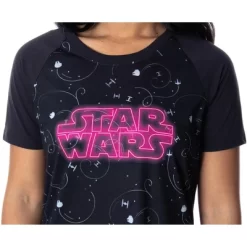Star Wars Women's Neon Logo Nightgown Pajama Sleep Shirt Black 7 Star Wars Women's Neon Logo Nightgown Pajama Sleep Shirt Black -Women Sale Shop GUEST f7fe4e19 7735 4976 8e67 0ba302d69090