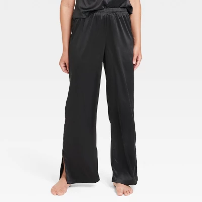 Women's Satin Pajama Pants - Colsie™ 3 Women's Satin Pajama Pants - Colsie™
