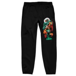 Dungeons & Dragons Four Characters Men's Black Graphic Jogger Pants -Women Sale Shop GUEST f88309ff fcfc 4147 957f c91c12869887